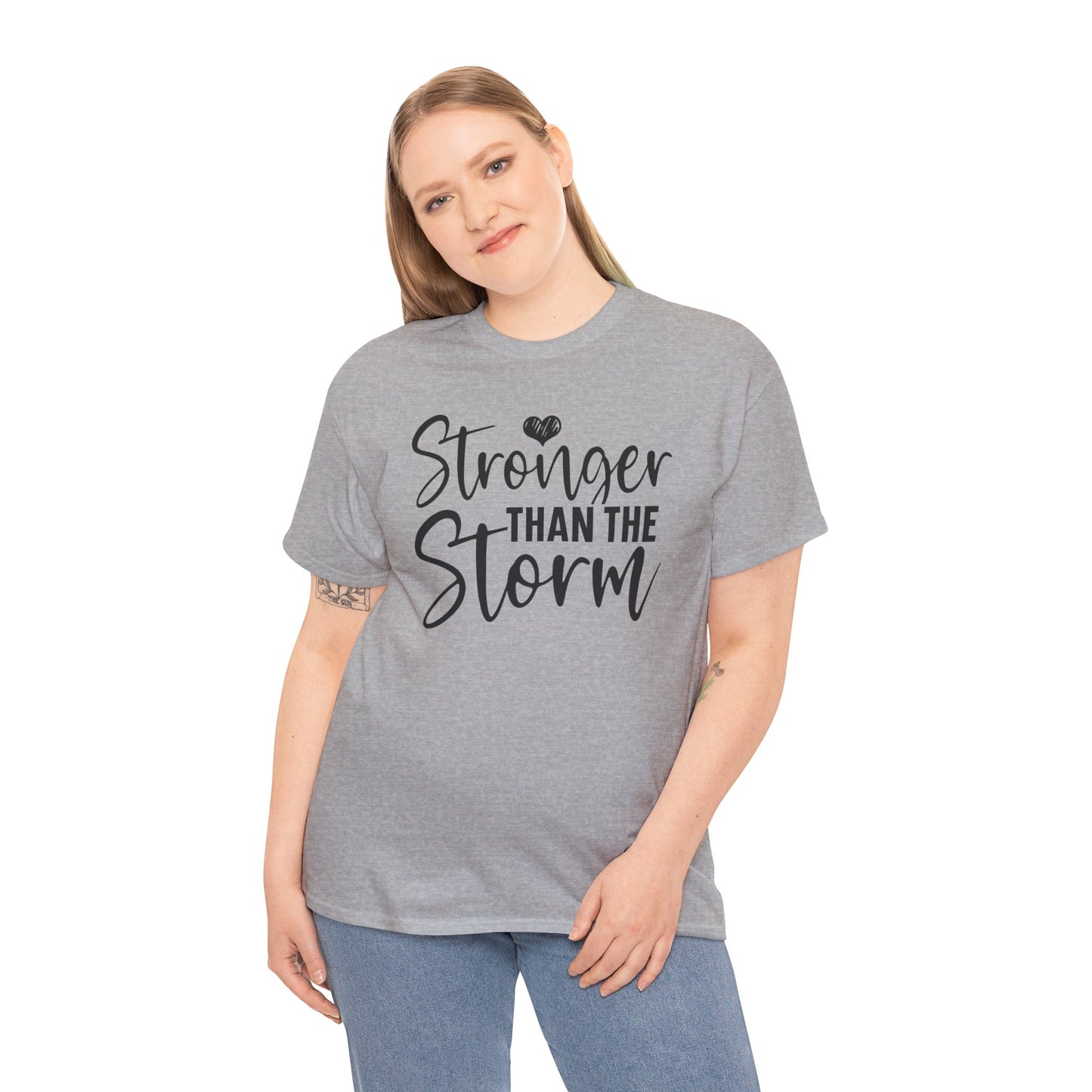 Strong Than the Storm Heavy Cotton T-shirt