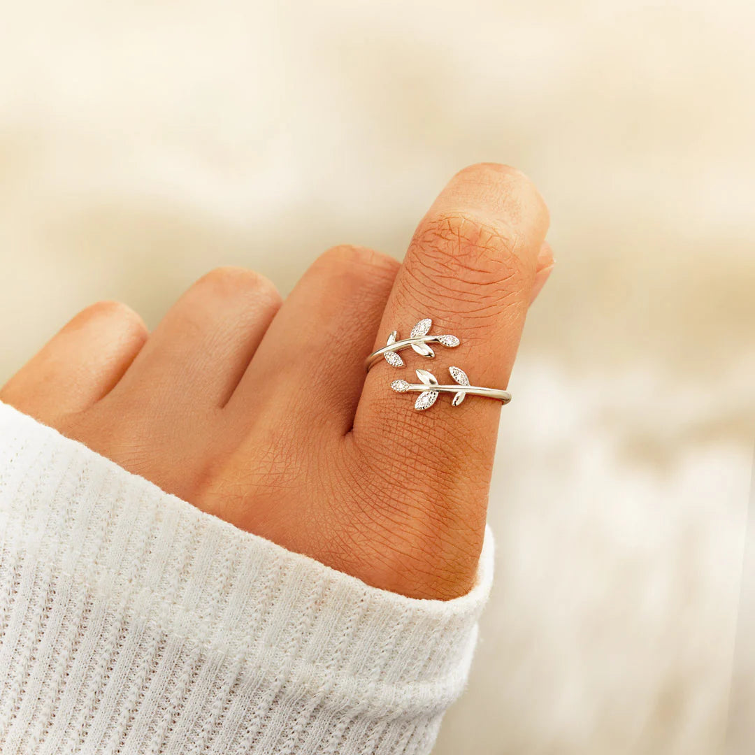 LEAF RING SILVER / GOLD