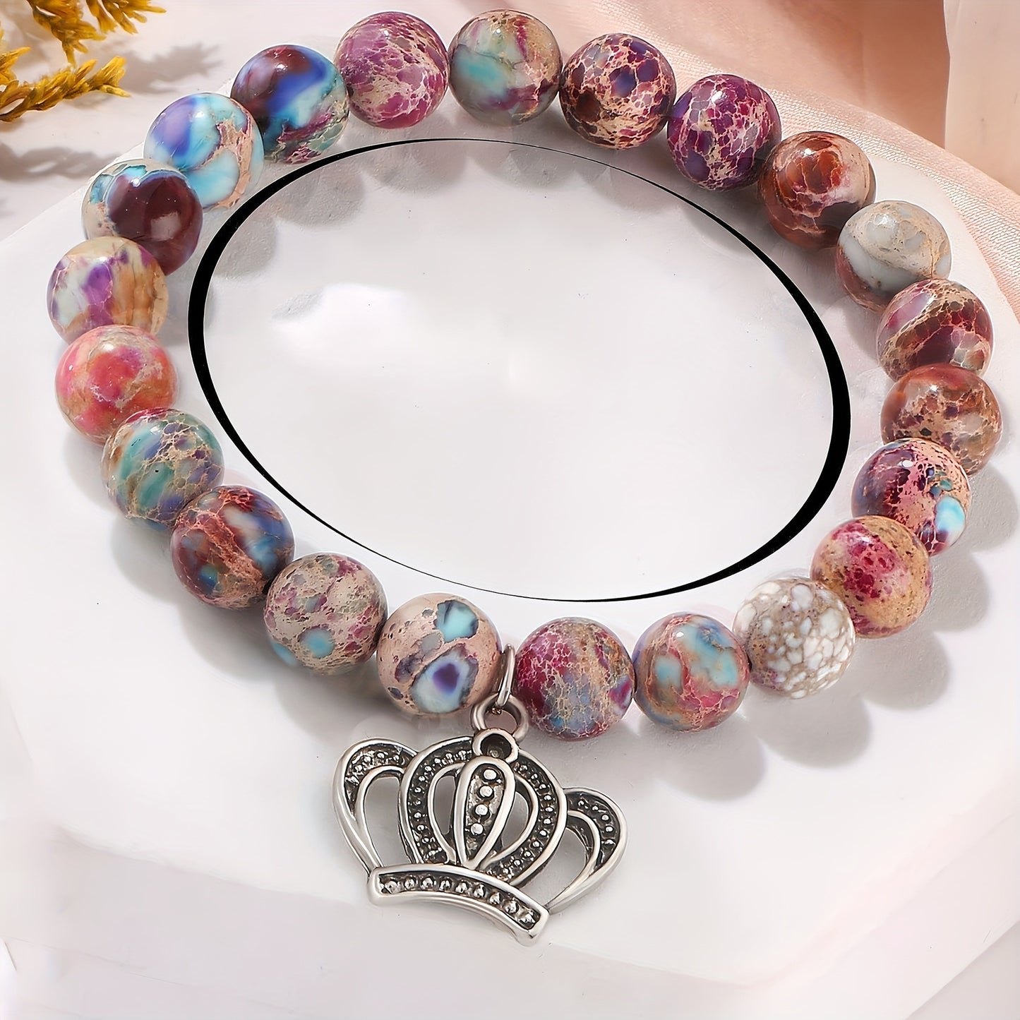 Rock Stone Beaded Bracelets for Women for Daughter Gifts