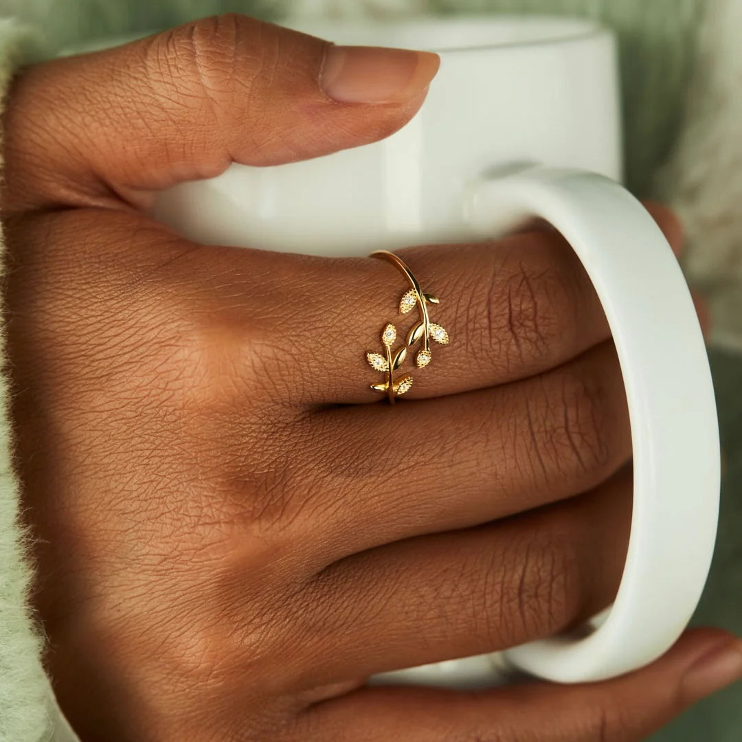 LEAF RING SILVER / GOLD