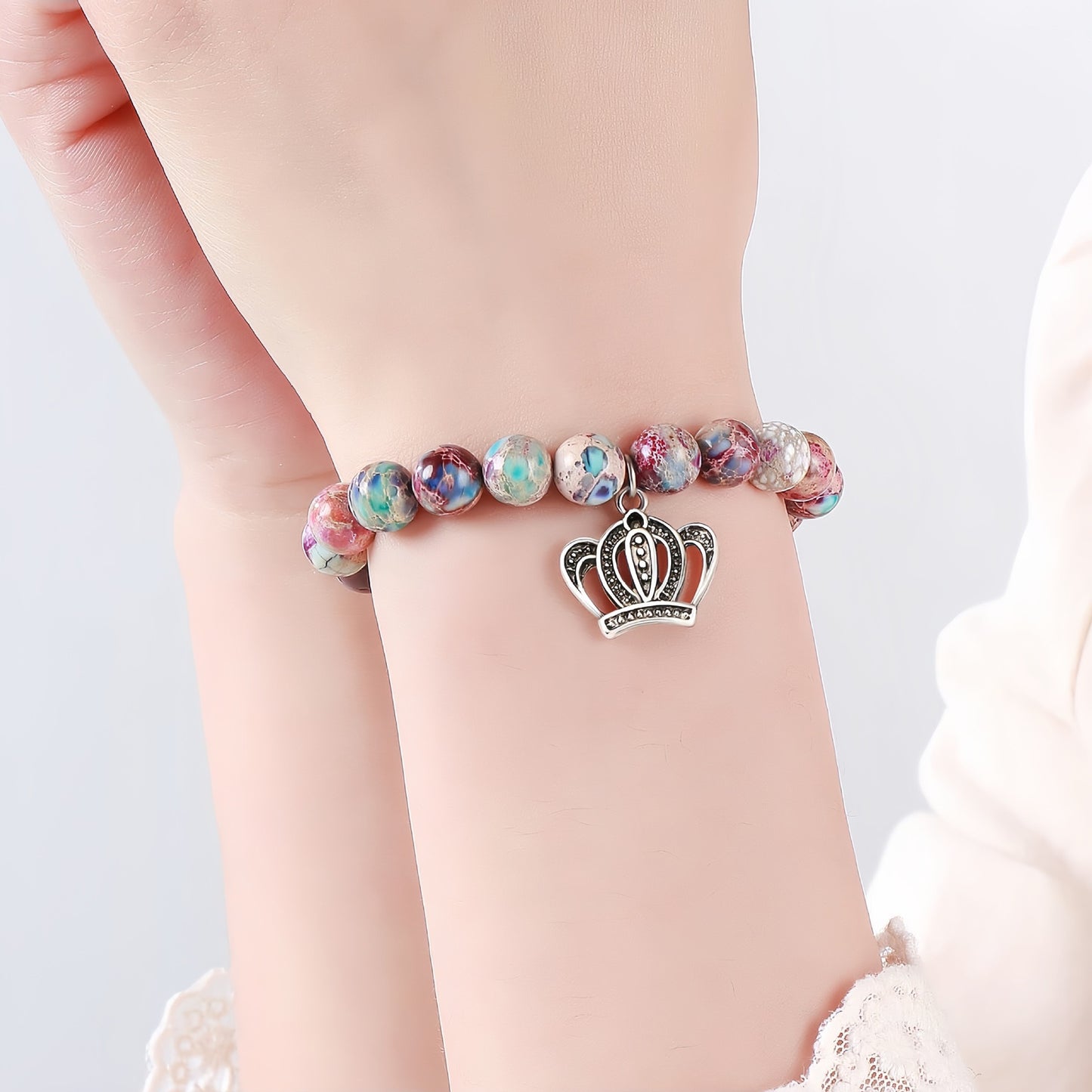 Rock Stone Beaded Bracelets for Women for Daughter Gifts