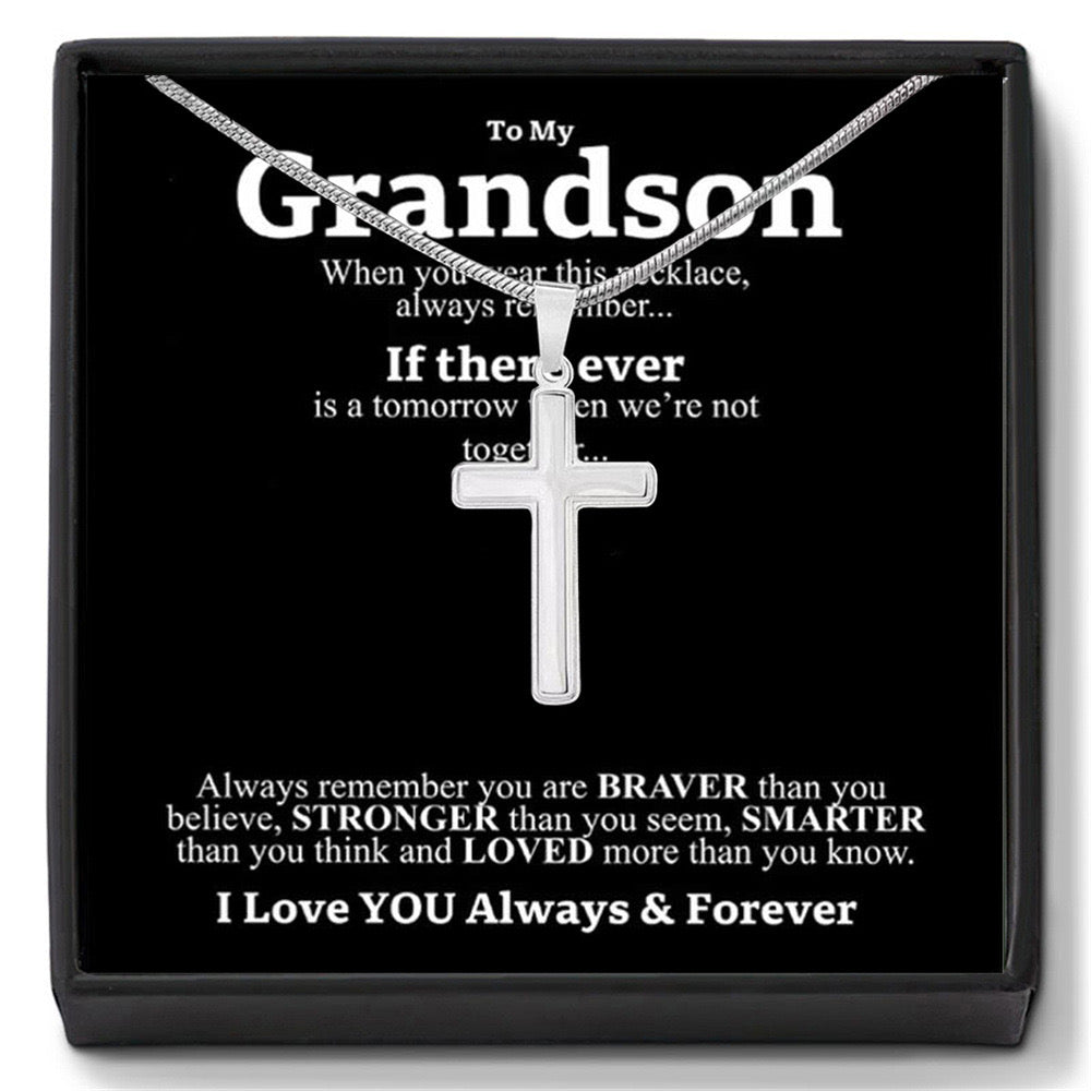 Cross Necklace To My Grandson