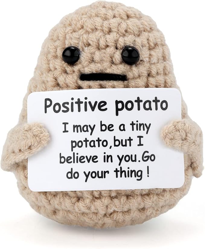 Handmade Positive Potato Crochet Doll