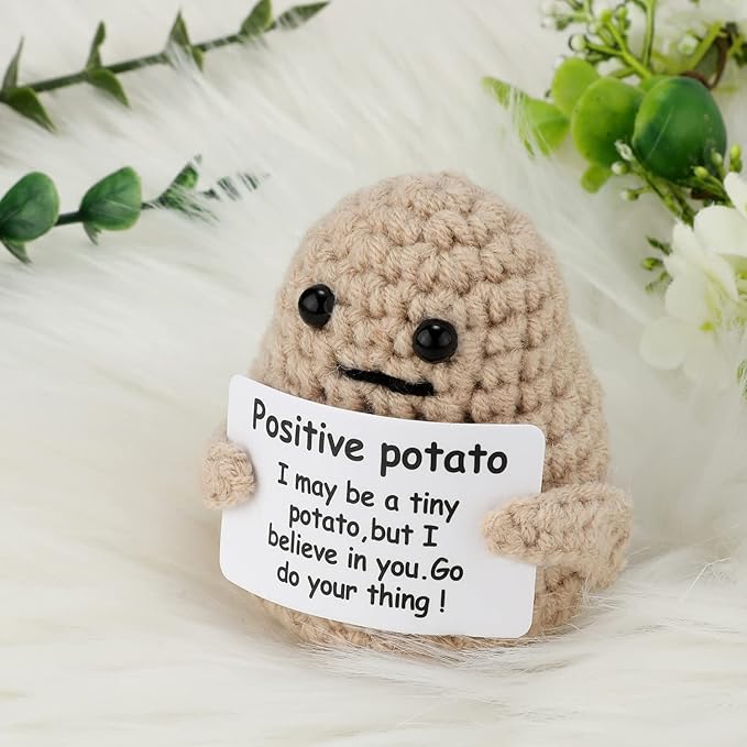 Handmade Positive Potato Crochet Doll