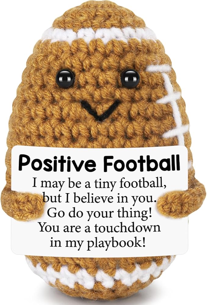 Handmade Football Crochet Doll Gift