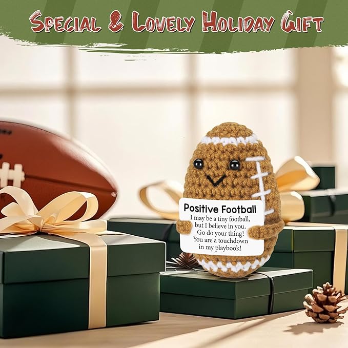 Handmade Football Crochet Doll Gift