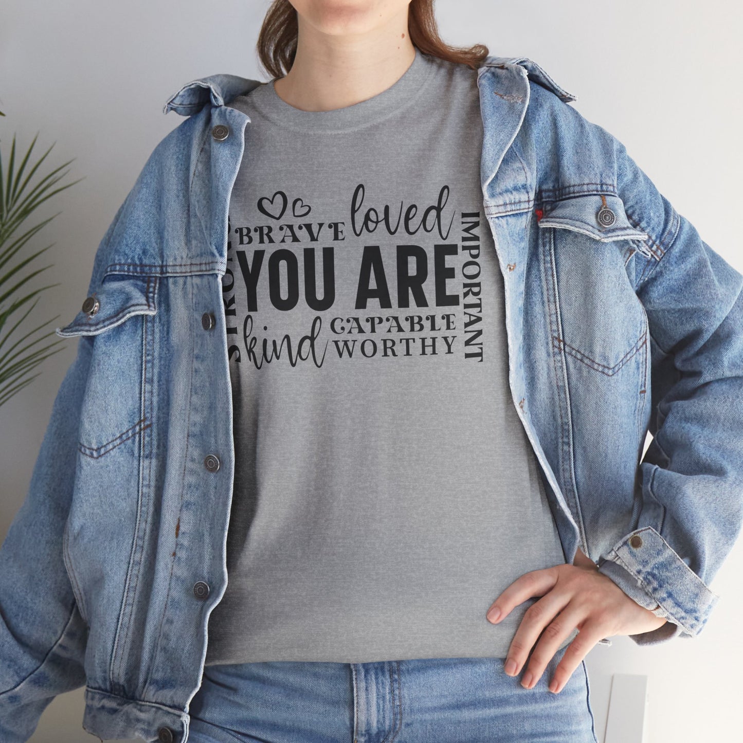 You Are Important Heavy Cotton T-shirt