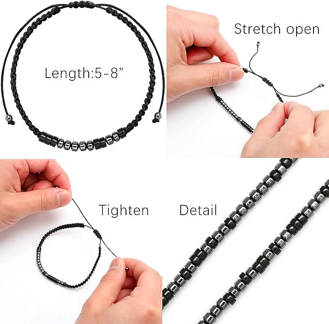 To My Grandson, I Love You Morse Code Bracelet