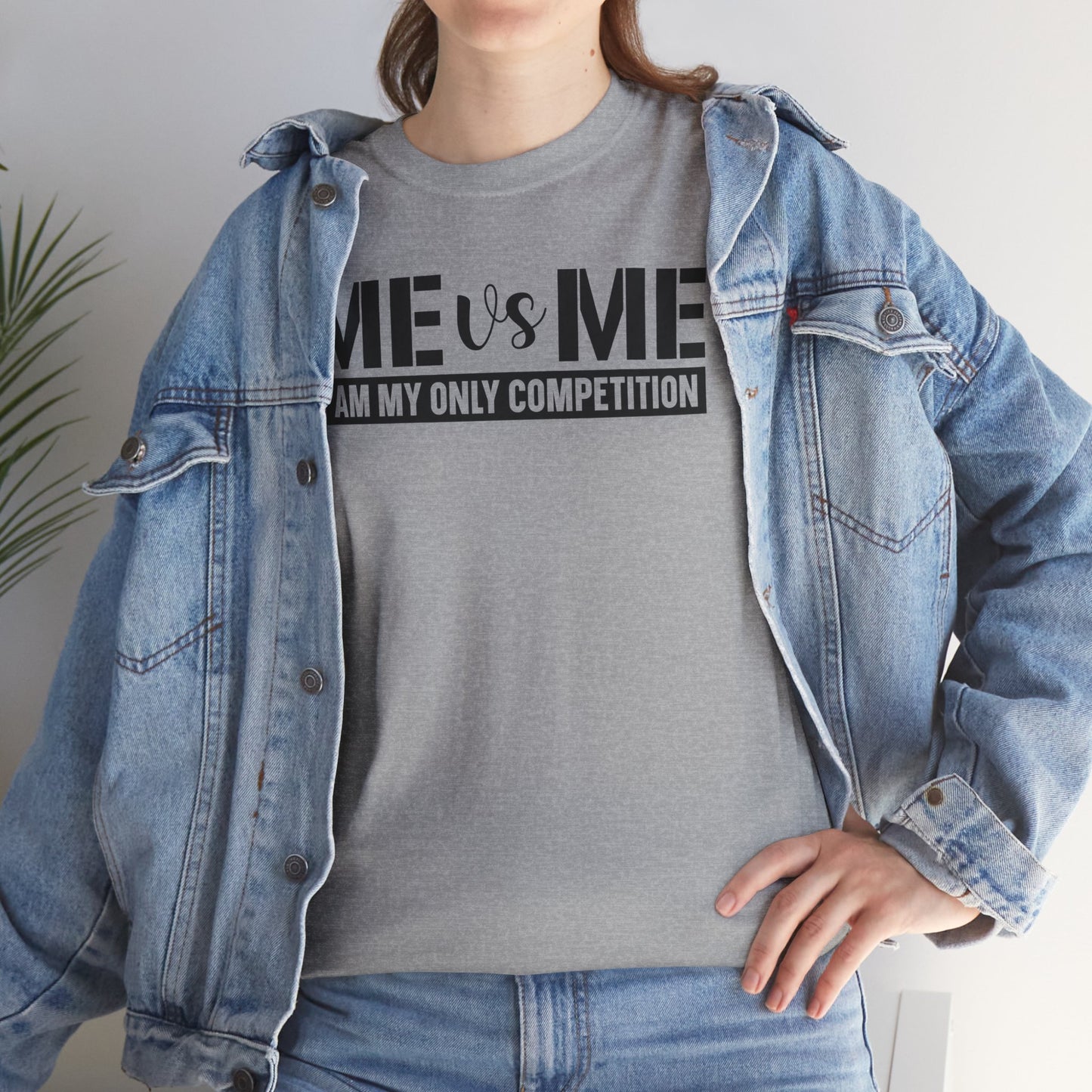 ME vs. ME Graphic Unisex Heavy Cotton T-shirt