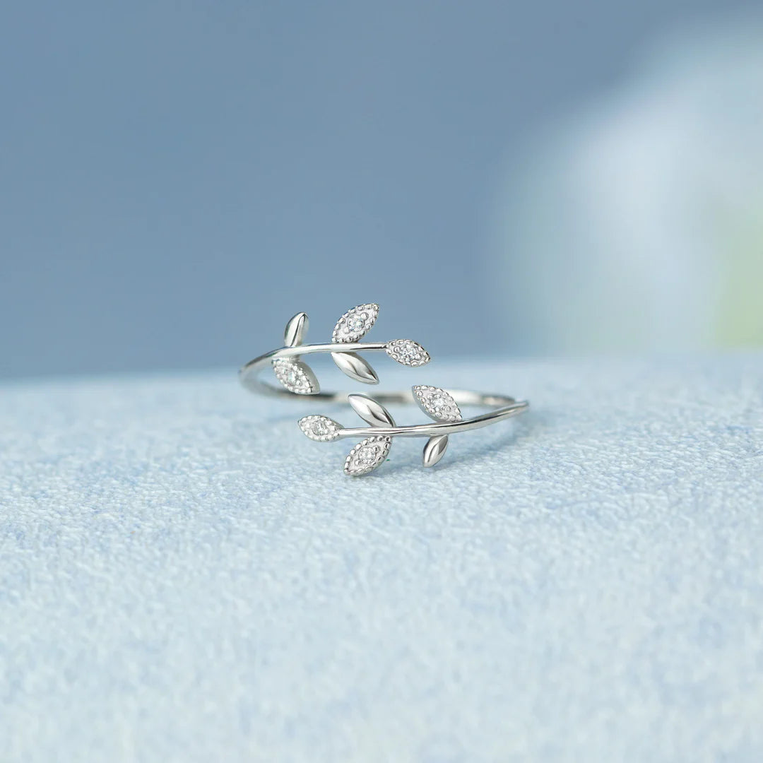 LEAF RING SILVER / GOLD