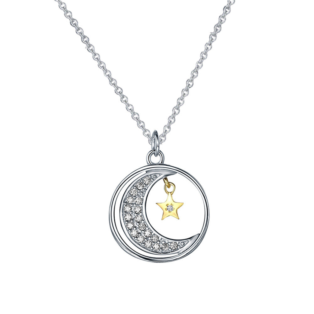 Moon And Star Necklace for Women Gifts To My Granddaughter