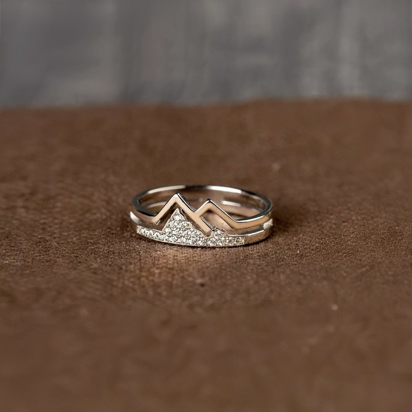 KEEP CLIMBING MOUNTAIN RING (Adjustable)