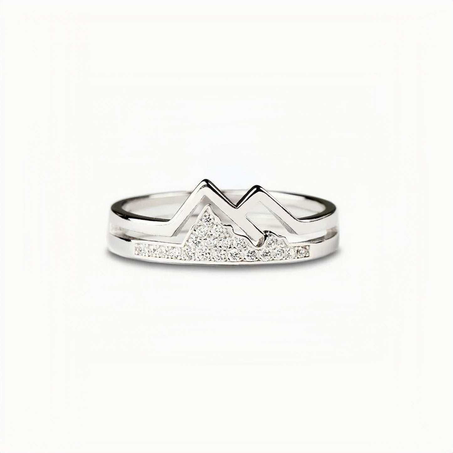 KEEP CLIMBING MOUNTAIN RING (Adjustable)
