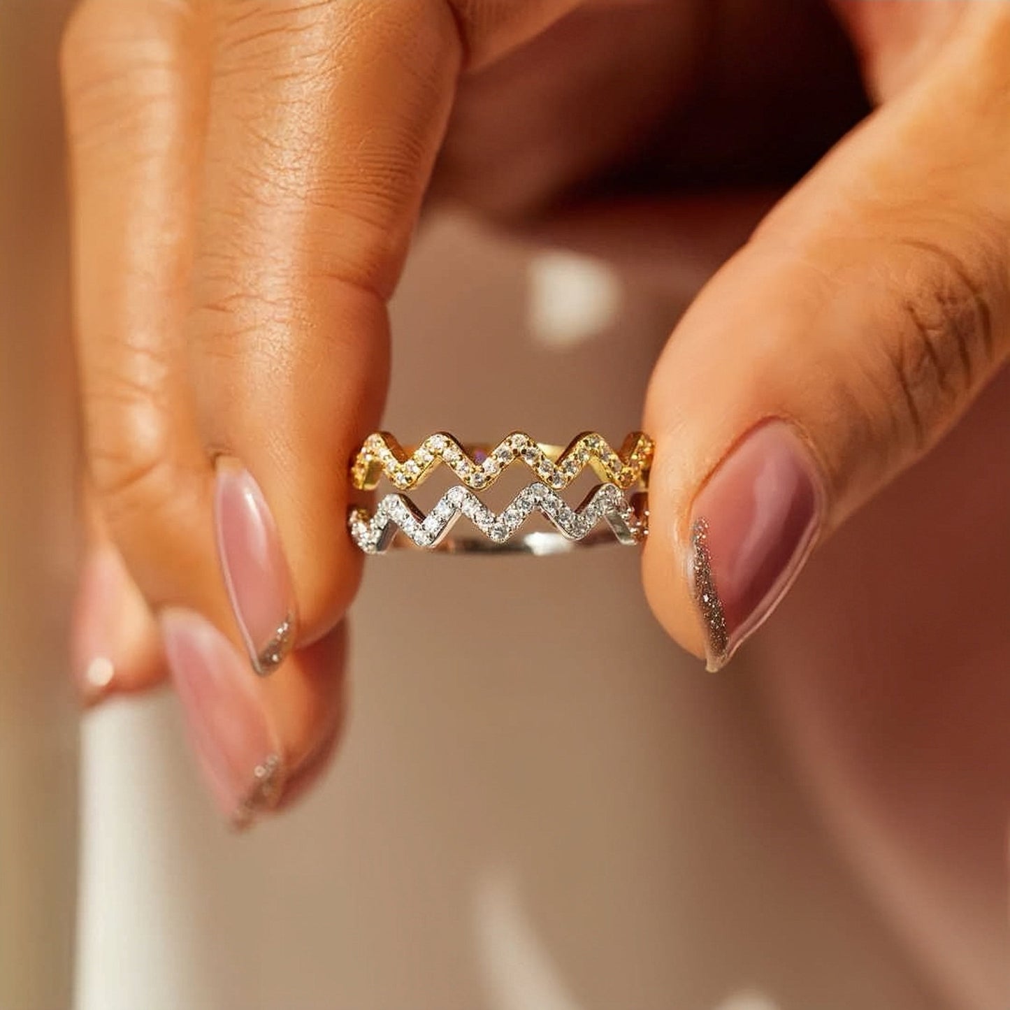 TO MY BEST FRIEND HIGHS AND LOWS RING (ADJUSTABLE)