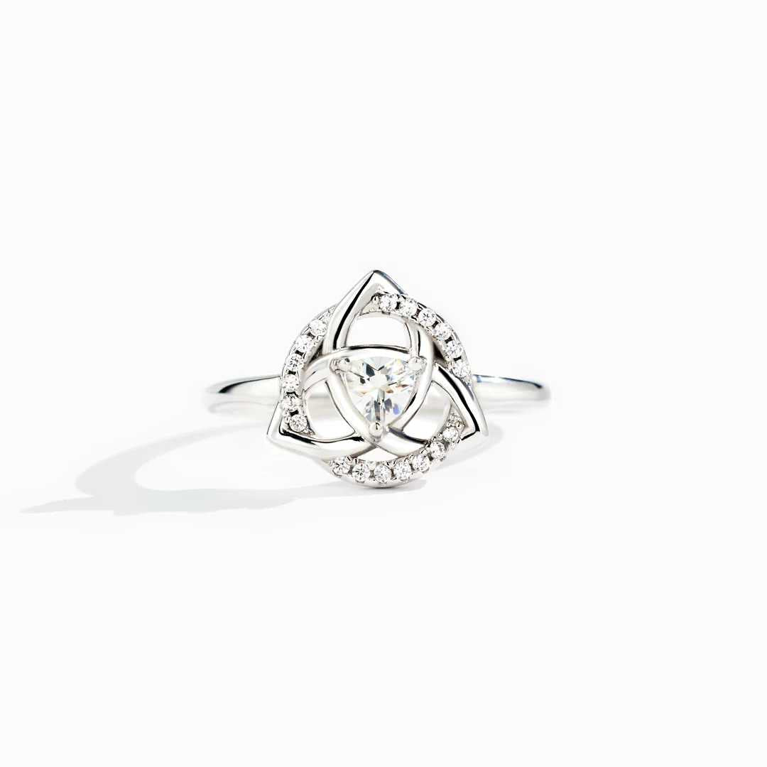Infinity Triquetra Knot Ring