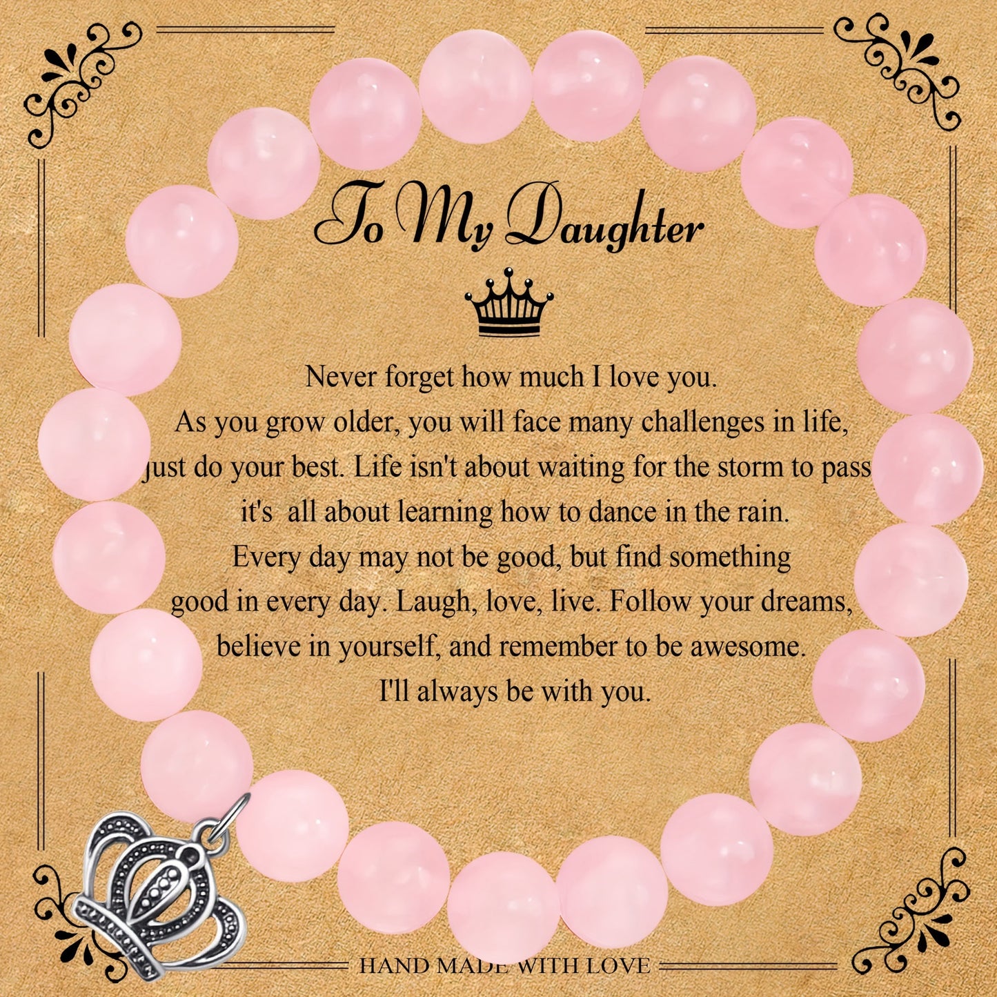 Rock Stone Beaded Bracelets for Women for Daughter Gifts
