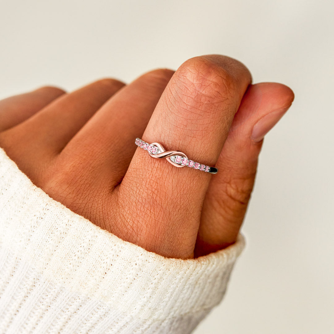 GRANDMOTHER & GRANDDAUGHTER FOREVER LINKED TOGETHER RING