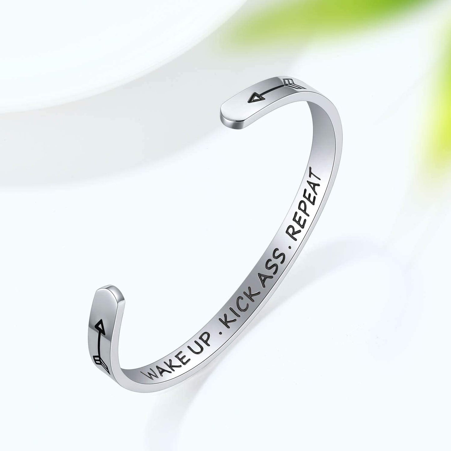 Wake up Kick Ass Repeat Bracelet