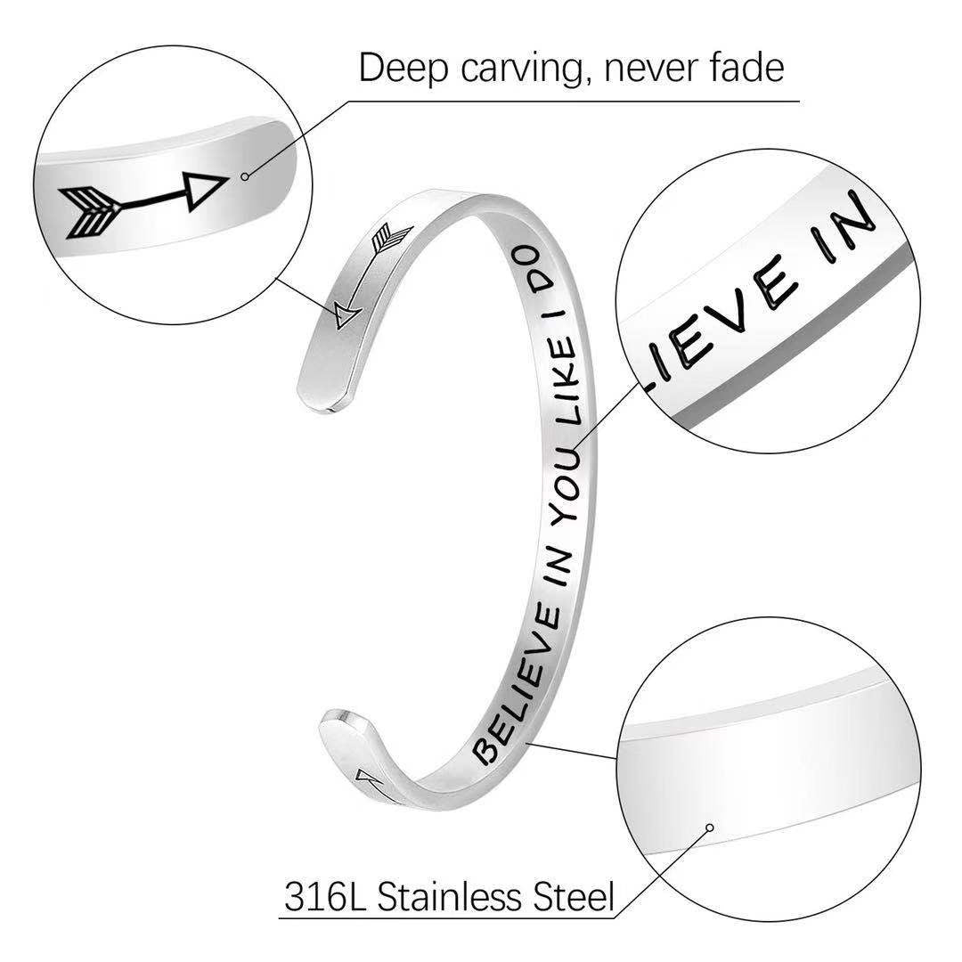 Believe in you like I do Bracelet