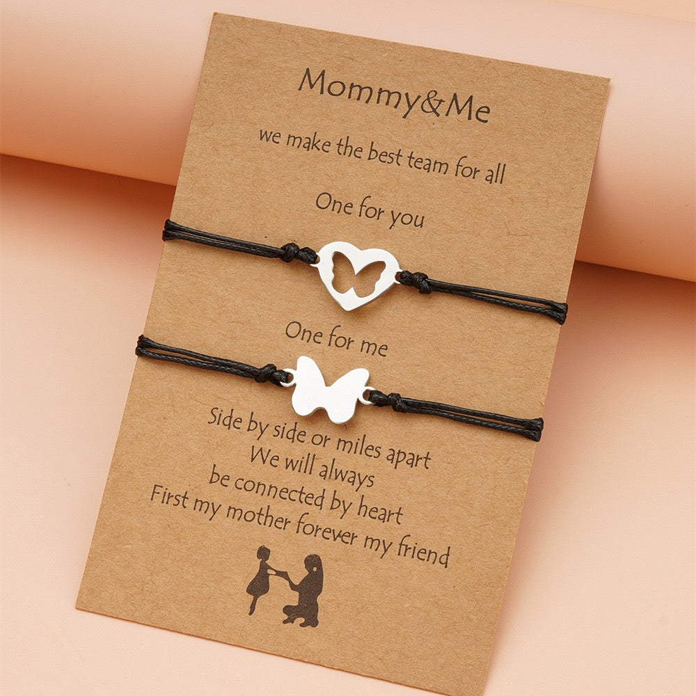 Mommy & Me Dinosaur Horse Jewelry | Mother Daughter / Son Bracelet set