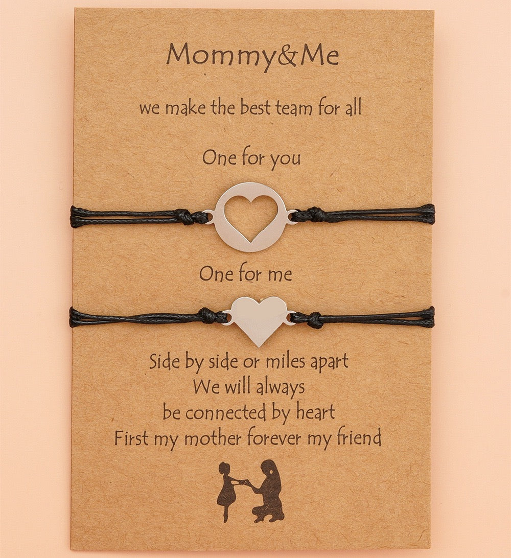 Mommy & Me Dinosaur Horse Jewelry | Mother Daughter / Son Bracelet set