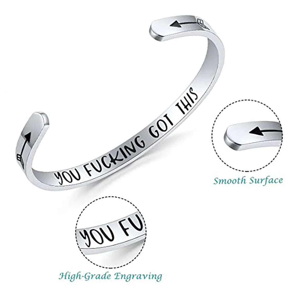 You fu*king got this braclet