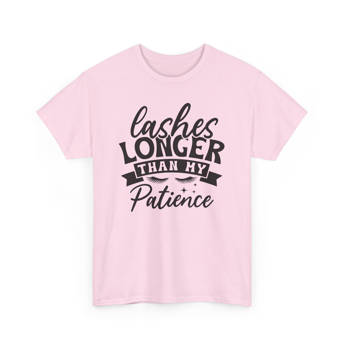 Lashes Longer Than My Patience Heavy Cotton T-shirt