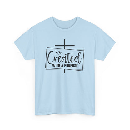 Created With A Purpose Unisex Heavy Cotton T-shirt