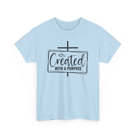 Created With A Purpose Unisex Heavy Cotton T-shirt