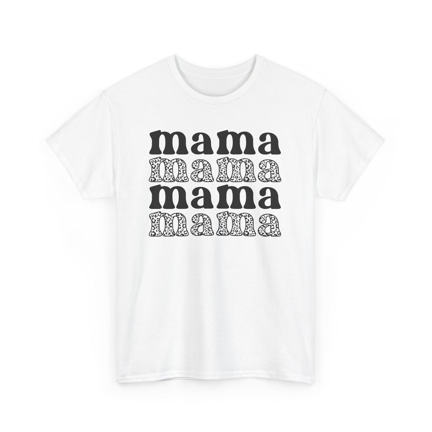 Lovely Design Mom Heavy Cotton T-shirt