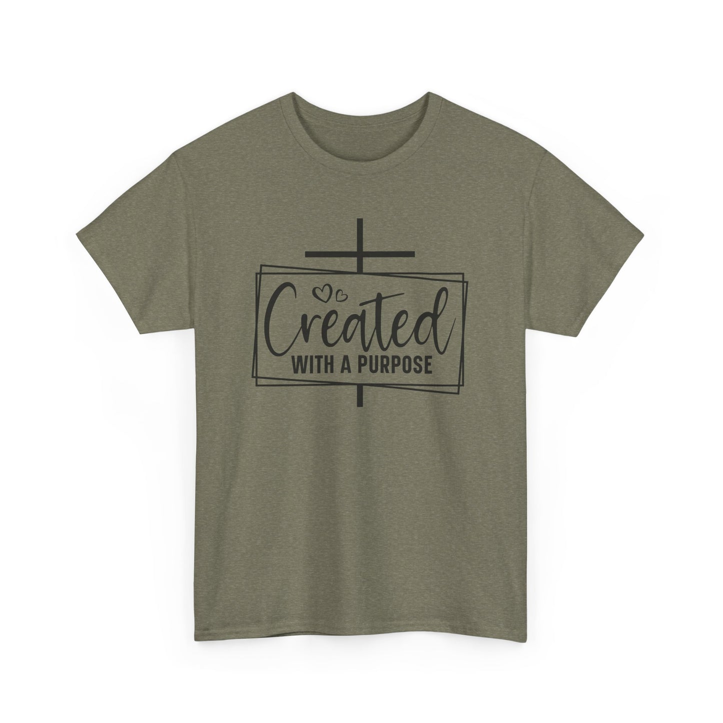 Created With A Purpose Unisex Heavy Cotton T-shirt