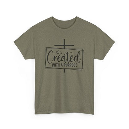 Created With A Purpose Unisex Heavy Cotton T-shirt