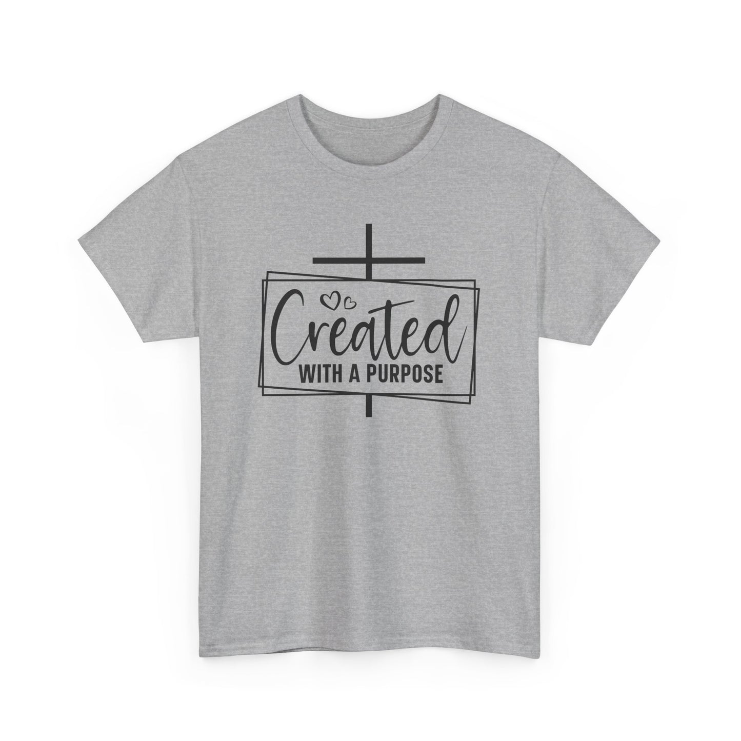 Created With A Purpose Unisex Heavy Cotton T-shirt