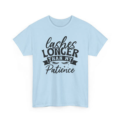 Lashes Longer Than My Patience Heavy Cotton T-shirt