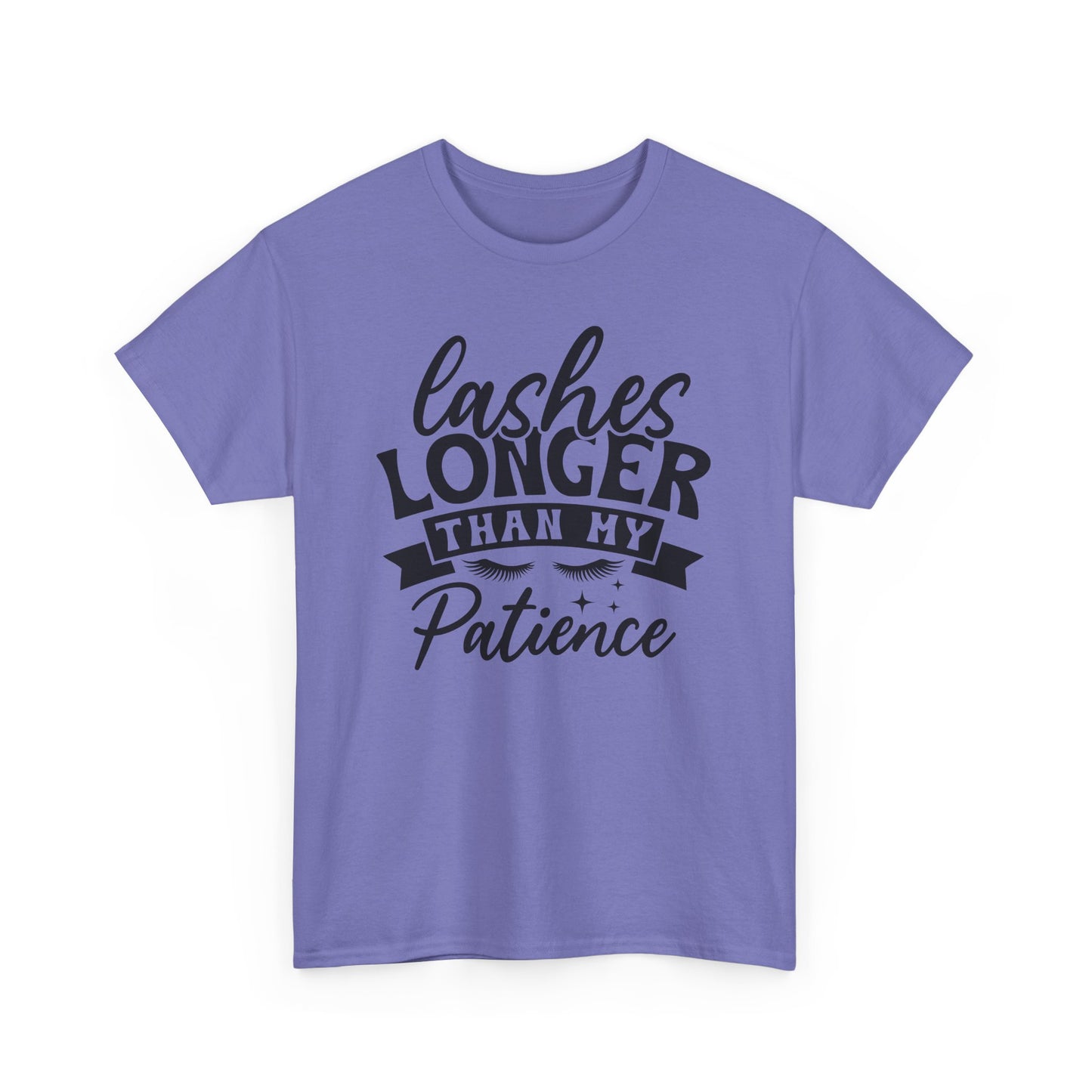 Lashes Longer Than My Patience Heavy Cotton T-shirt