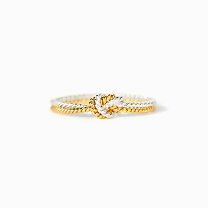 HANDCRAFTED KNOT PROMISE RING