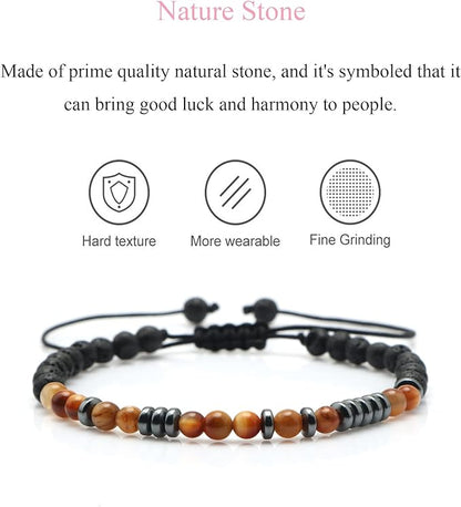 To My Grandson, I Love You Morse Code Bracelet