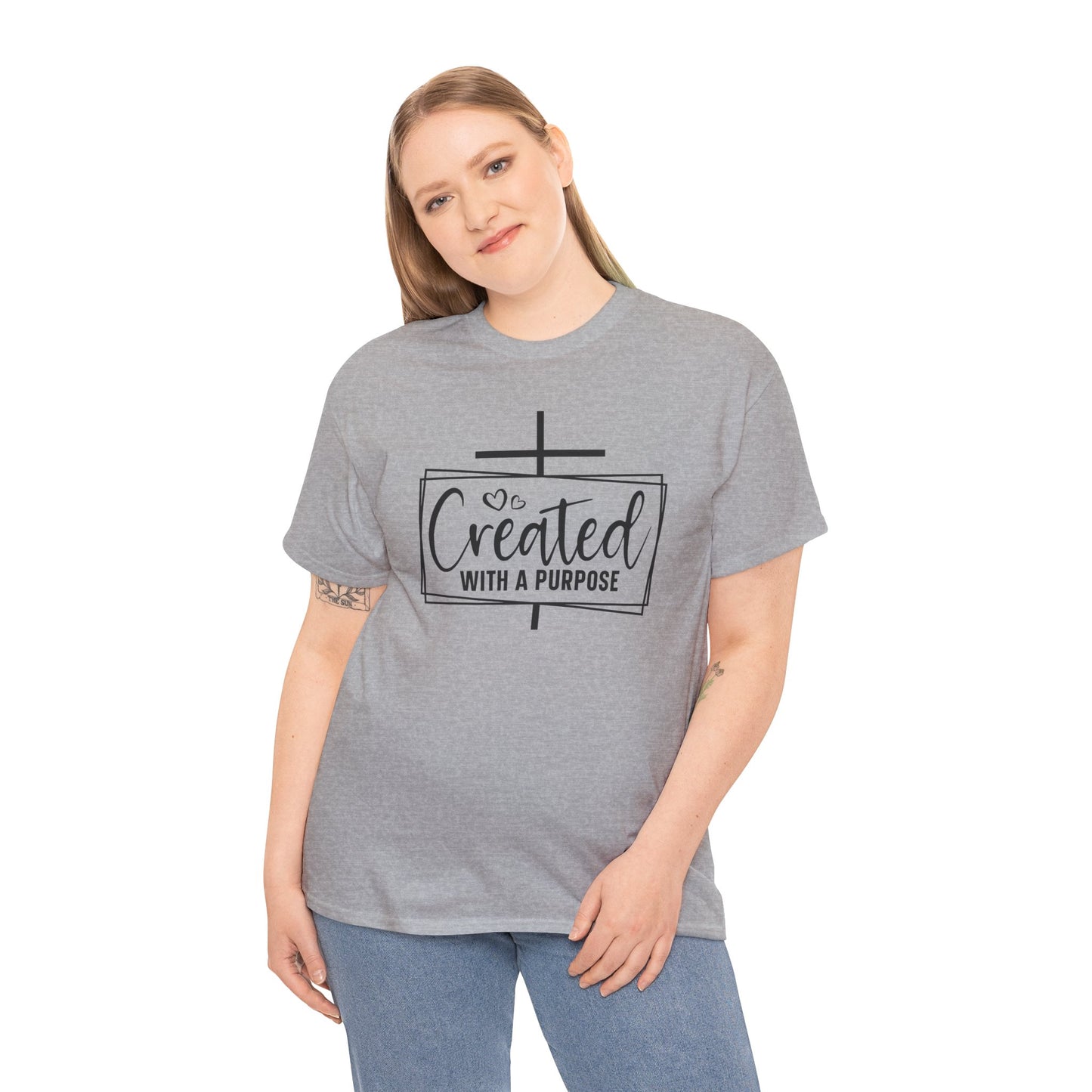 Created With A Purpose Unisex Heavy Cotton T-shirt