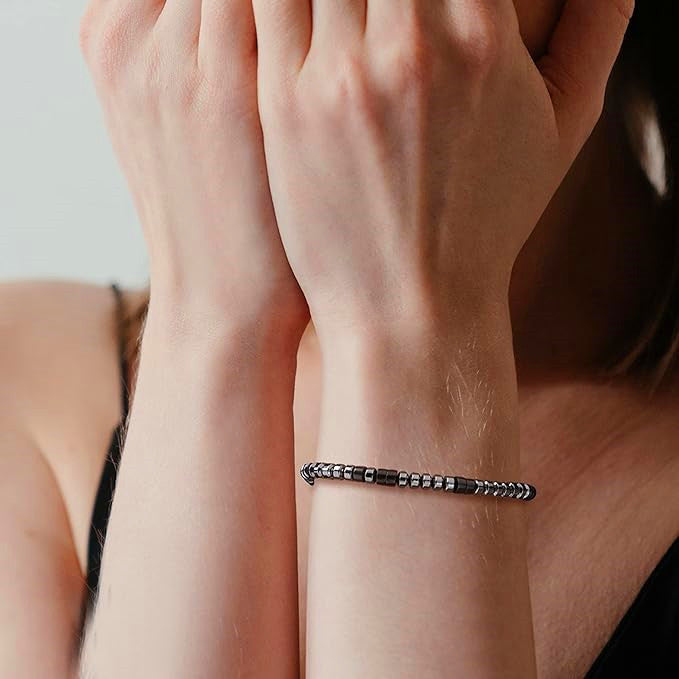 To My Granddaughter, I Love You Morse Code Bracelet