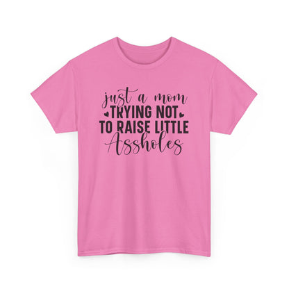 Mom Life Funny Heavy Cotton T-shirt