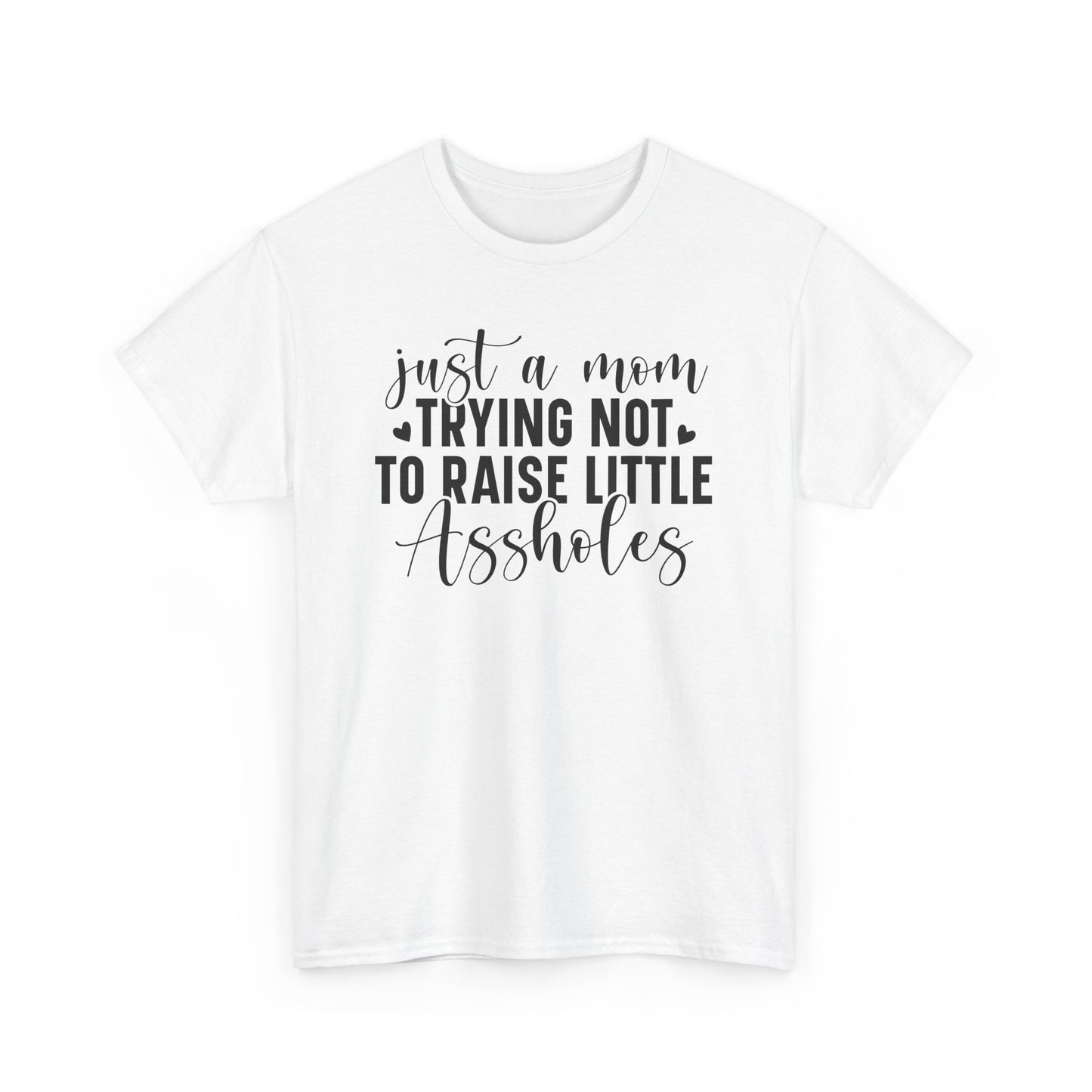 Mom Life Funny Heavy Cotton T-shirt