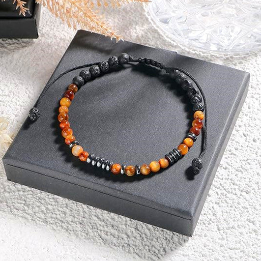 To My Grandson, I Love You Morse Code Bracelet