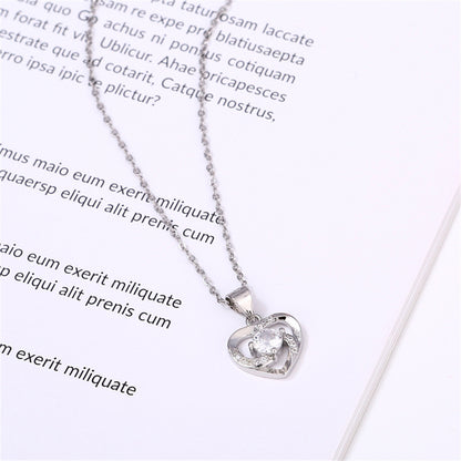 Eternal Heart Necklace for Women Gifts To My Granddaughter