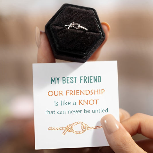 Friendship Hitch Knot Ring