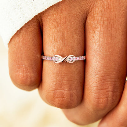 MOTHER & DAUGHTER FOREVER LINKED TOGETHER RING