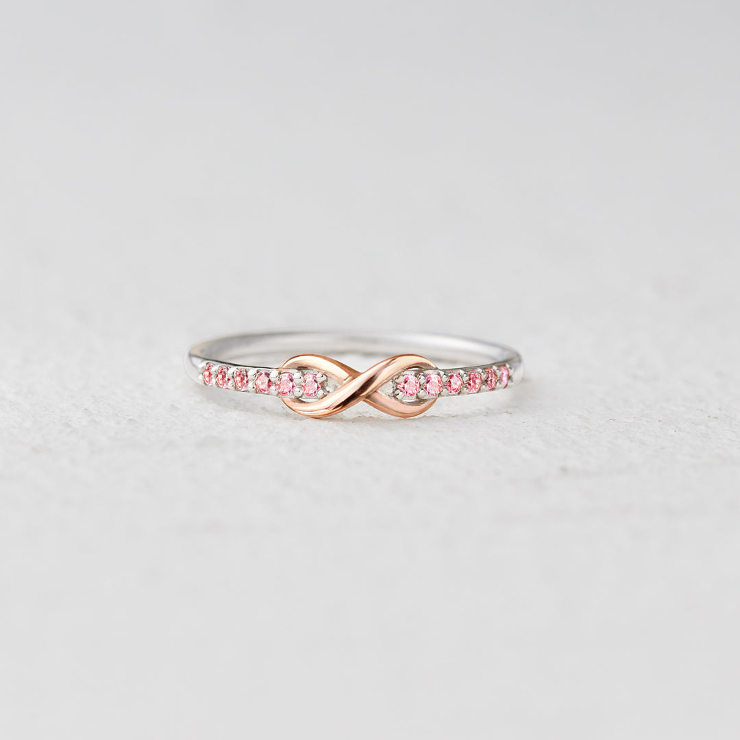 MOTHER & DAUGHTER FOREVER LINKED TOGETHER RING